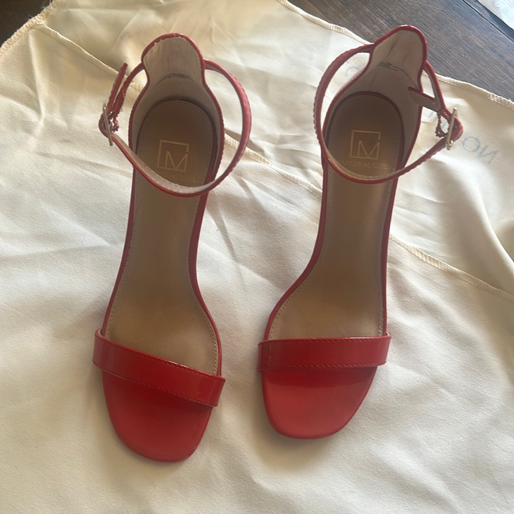 Material Girl red heels size 8